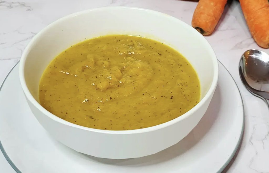Sweet Potato, Carrot & Zucchini Soup