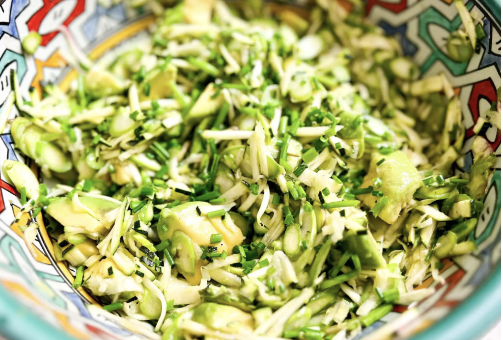Asparagus, Zucchini & Avocado Salad