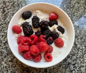 Oats with Stewed Apples