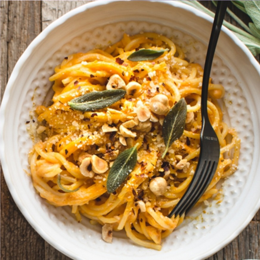 Butternut Squash & Hazelnut Spaghetti