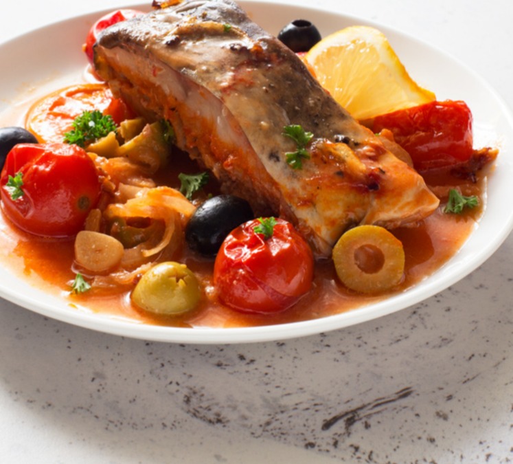 Mediterranean Baked Fish