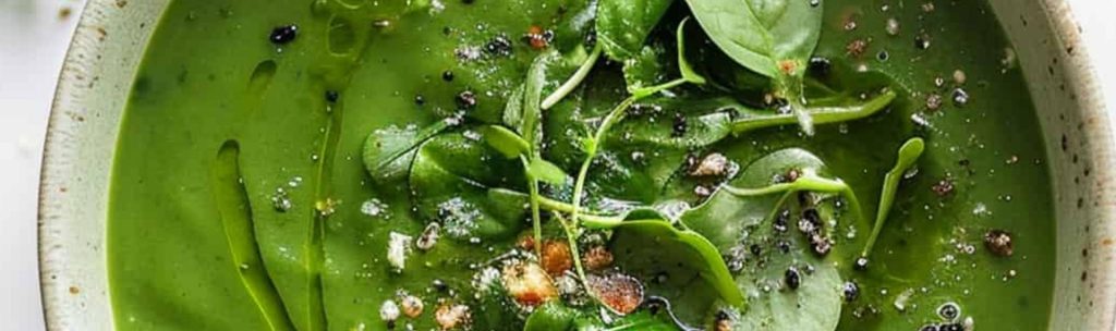 Pea, Watercress & Cashew Soup