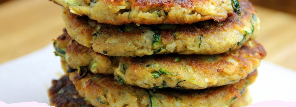 Cheesy Red Lentil & Courgette Patties